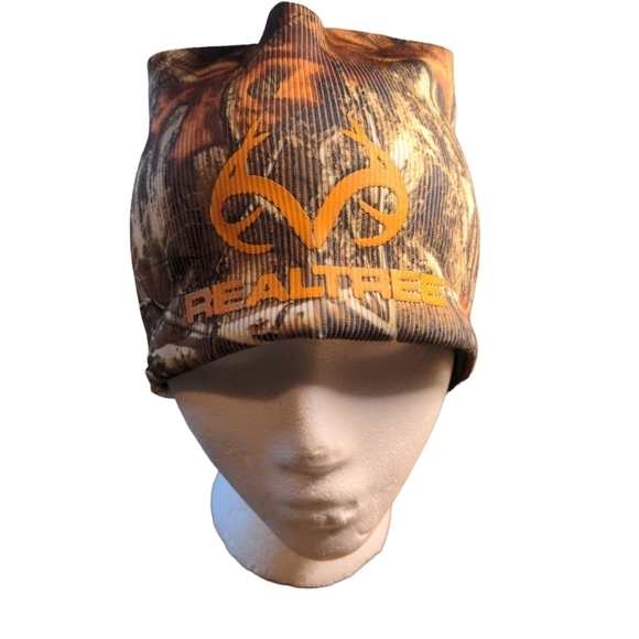 REAL TREE CAMO Reversible Hunting Camouflage Hat Ribbed Fleece - Picture 7 of 9
